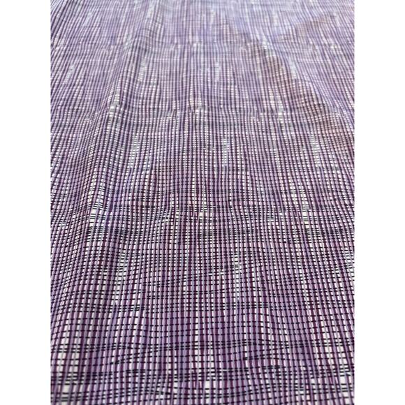 Bugatchi Oooh CottonCotton Geo Print Purple‎ and White Short Sleeve Polo 2XL - Picture 2 of 9